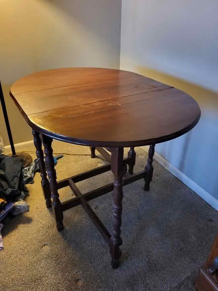 Photo of free Folding table and 2 chairs (Westmont, IL. 59th and Cass) #2