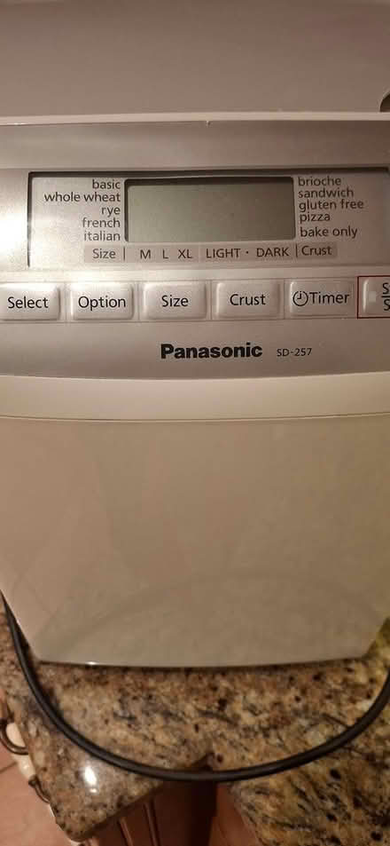 Photo of free Panasonic bread maker broken (Hallam Fields, Ilkeston) #1