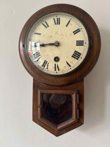 Photo of free Victorian oak wall clock - needs attention (Horfield BS7) #2