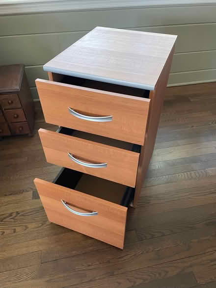 Photo of free 3 drawer cabinet (Brookfield) #1