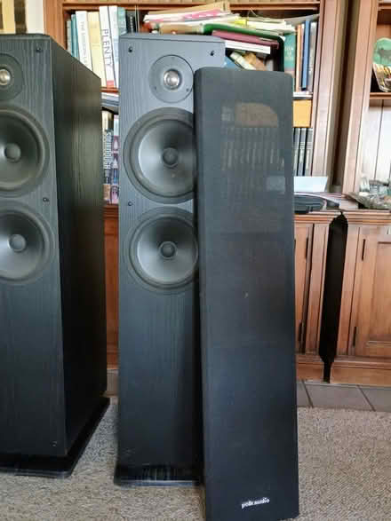 Photo of free Polk RT16 tower speakers (Emerald Hills, near cross.) #1