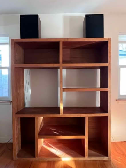 Photo of free Large wooden shelves (Southwest Evanston) #1