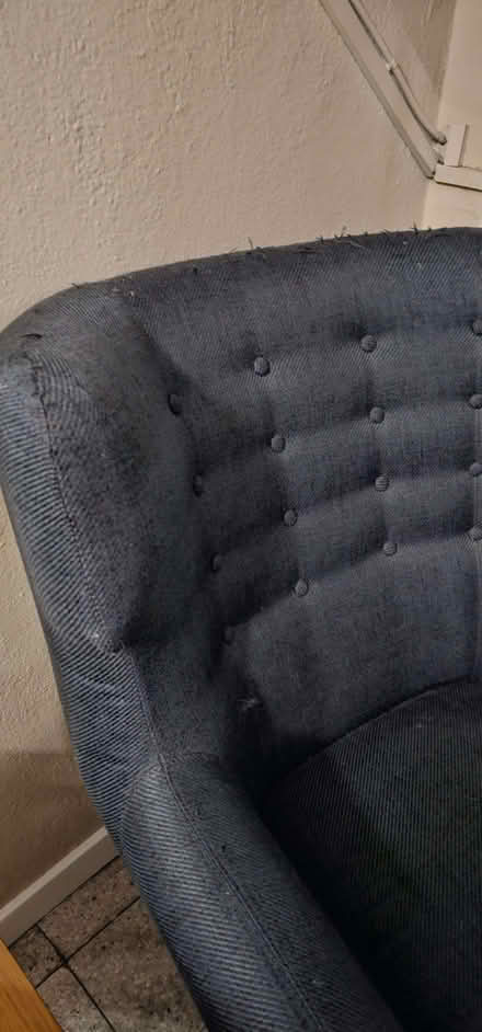 Photo of free Anthracite Grey Armchair (Five Ways SW19) #1