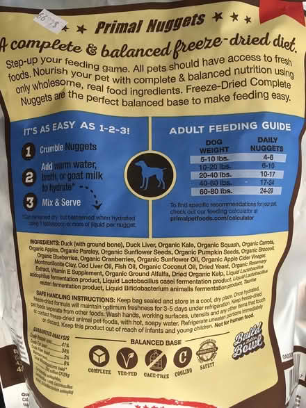 Photo of free Primal freeze dried dog food (Prospect/Stelling) #2