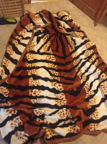 Photo of free Thick heavy animal print throw (BS7) #1