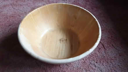 Photo of free wooden fruit bowl (Garston, WD25) #2