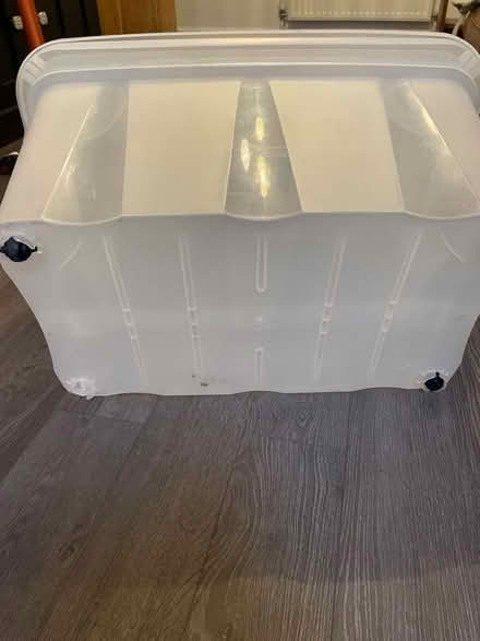 Photo of free Large plastic box (Hillcliffe WA4) #2