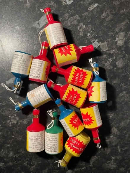 Photo of free Party poppers (Askew Road W12) #1