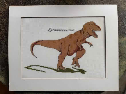 Photo of free Tyrannosaurus cross stitch picture (Horfield BS7) #1