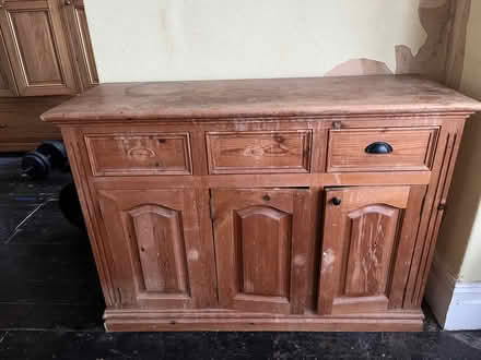 Photo of free Solid pine sideboard for refurbishment (Llandrindod LD1) #2