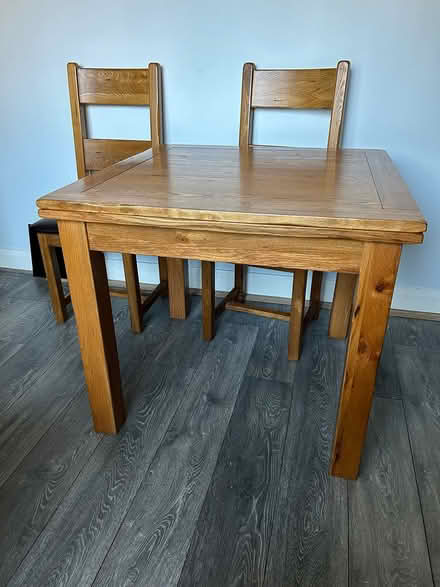 Photo of free Reclaimed Oak Dining Set (Forest hall NE12) #2