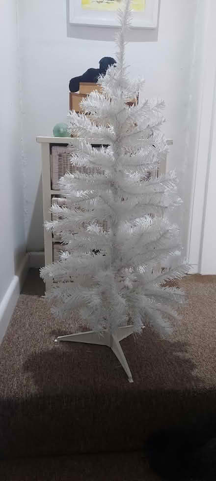 Photo of free Artificial White Christmas Tree (Central Hove) #1