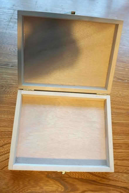 Photo of free Small wooden box with hinged lid (Havant PO9) #2