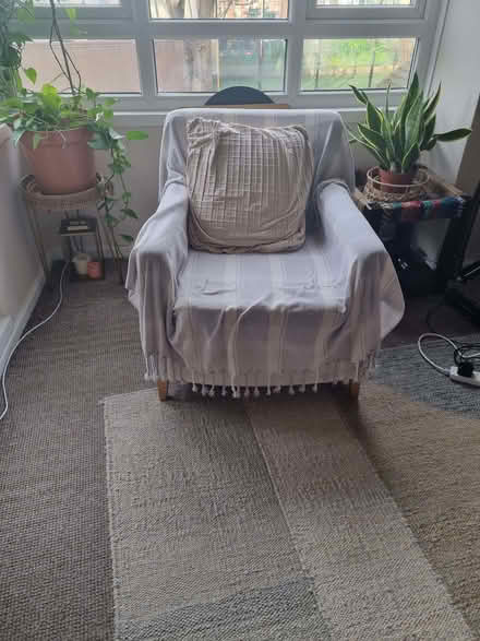 Photo of free Super comfy armchair (Fulham Palace Rd W6) #1