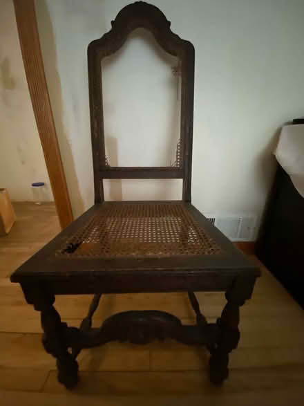 Photo of free Very old wicker chair (Fanwood) #1