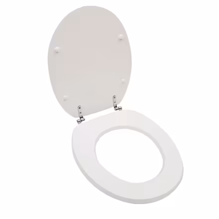 Photo of White Wooden Toilet Seat (toxteth L8) #1