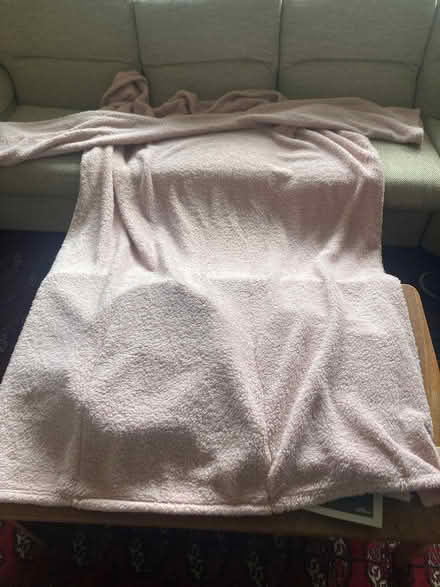 Photo of free Pink fluffy blanket with arms (Bear Flat) #1