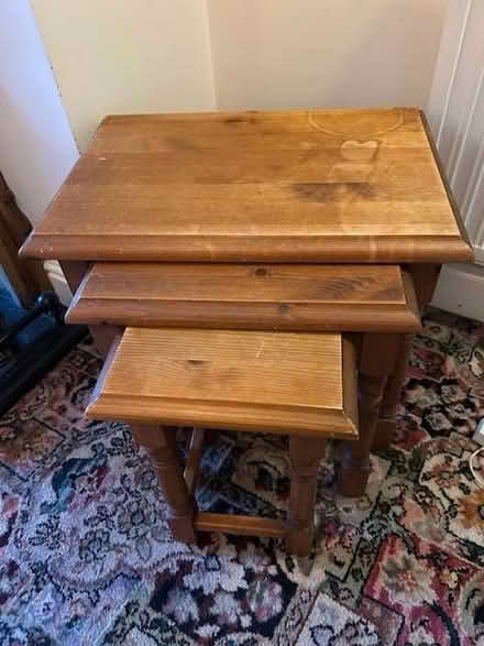 Photo of free Nest of tables - pine (Monkspath B90) #1