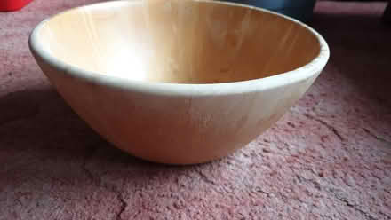 Photo of free wooden fruit bowl (Garston, WD25) #1