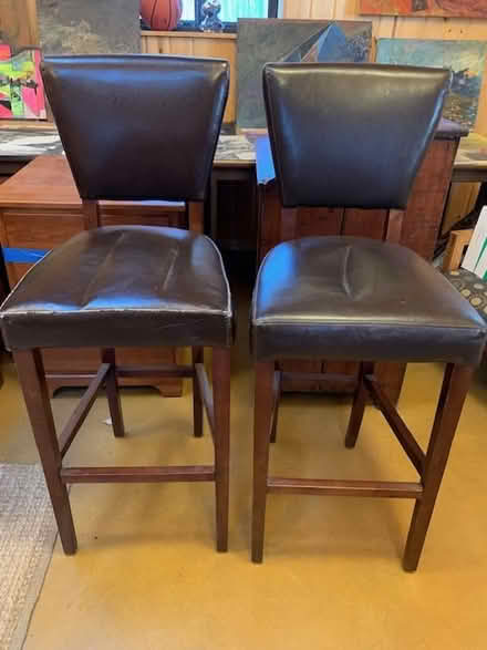 Photo of free Counter Height Chairs x2 (Deerfield) #1