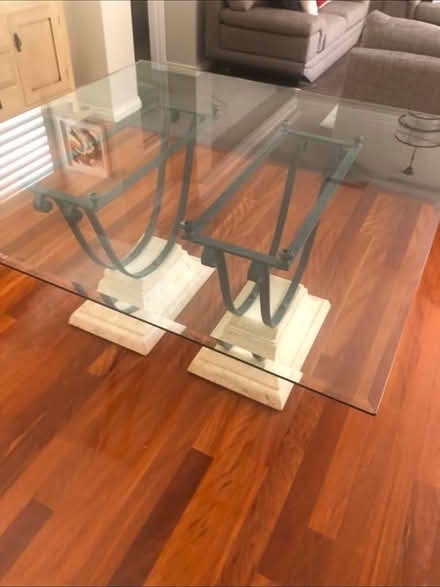 Photo of free 1500 square glass dining table (Ascot) #1