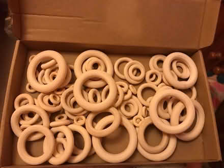 Photo of free Assorted wooden rings for craft/macrame (Boultham LN5) #1