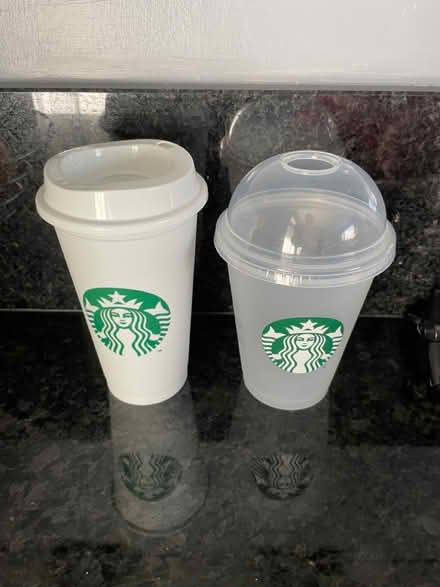 Photo of free Two Starbucks reusable cups (DY7) #1