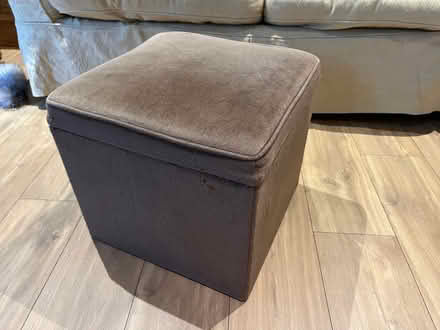 Photo of free Pouffe with storage inside. (Ruislip UB10) #1