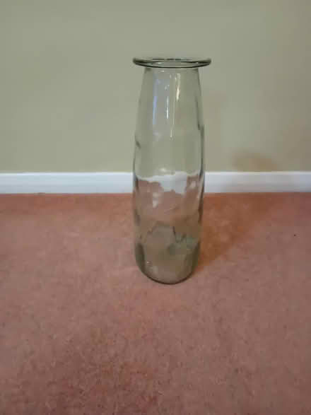 Photo of free Tall chunky oval glass vase (Hatfield Peverel CM3) #2