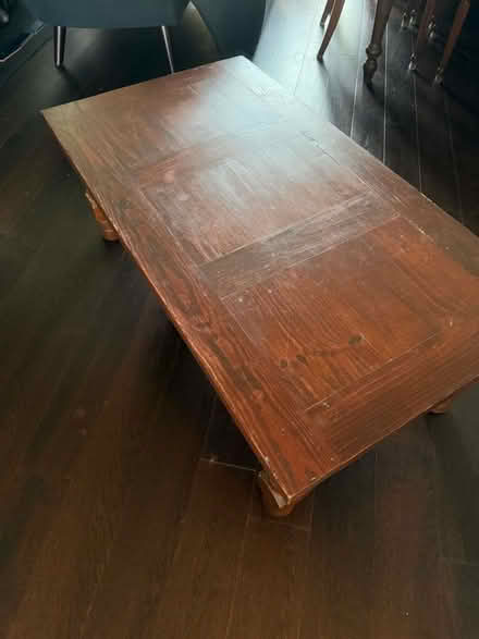 Photo of free Wooden coffee table (Stretford M32) #1