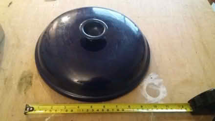 Photo of free casserole dish lid, ceramic 11" 28cm, dark blue (Crosspool S10) #1