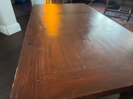 Photo of free Wooden coffee table (Stretford M32) #3