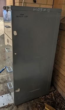 Photo of free locking metal filing cabinet (Kaleen) #2