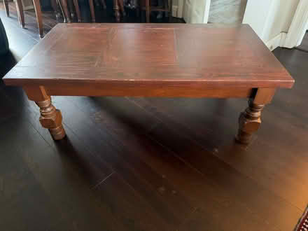 Photo of free Wooden coffee table (Stretford M32) #2