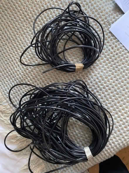 Photo of free 2 x black cables (St Albans AL3) #1