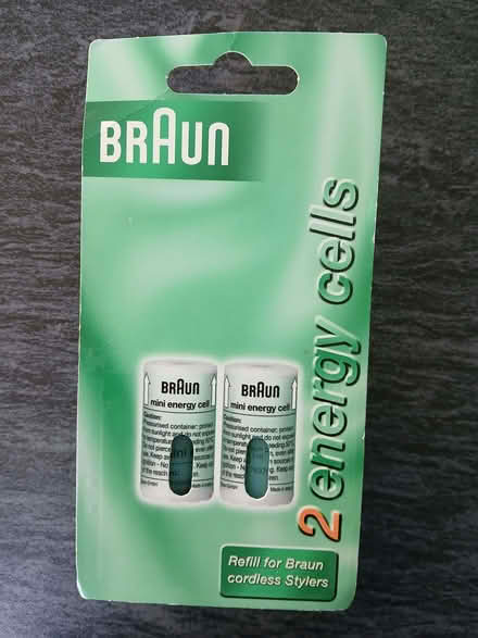 Photo of free Braun mini energy cell for cordless hair styler (High Green S35) #2