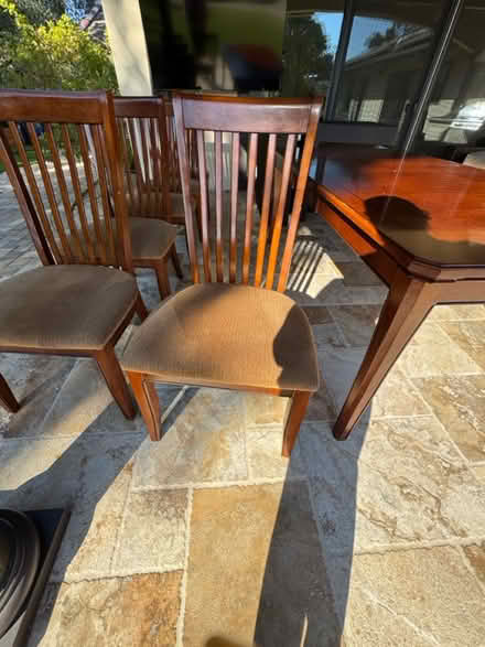 Photo of free 8 seater dining table 8 chairs (Saratoga) #1