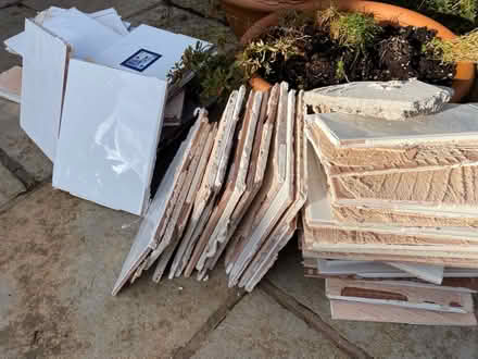 Photo of free Used white bathroom tiles . (Kenilworth CV8) #2