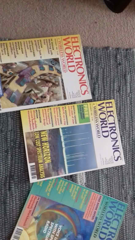 Photo of free Big box of 1990s - ELECTRONICS+WIRELESS WORLD magazine (CB8) #2