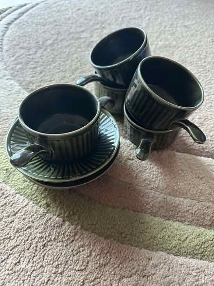 Photo of free Vintage 70s Soup Bowls and Saucers (Warfield RG12) #1