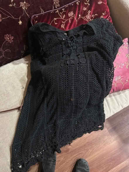 Photo of free Black open weave top (North Berkeley) #1