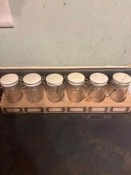 Photo of free Spice jars and holder (RG2 Shinfield) #1