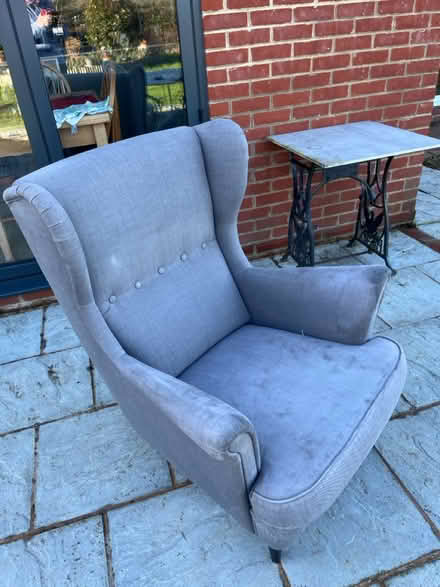 Photo of free IKEA Strandmon chair (Nr south Chailey, Lewes) #2