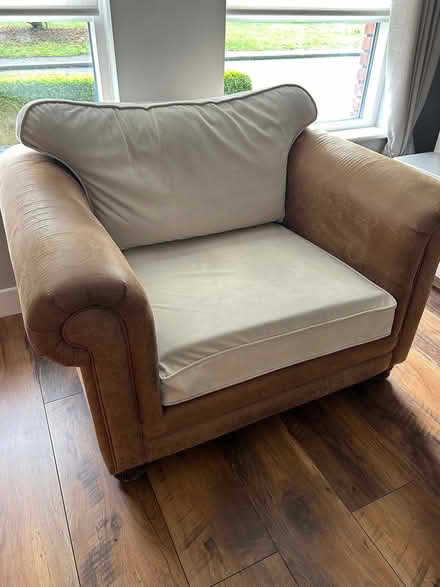 Photo of free 4 seater sofa and snuggler (Hollystown) #1