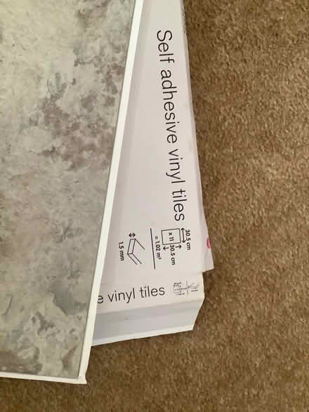 Photo of free 5 self adhesive floor tiles (Malvern, Worcestershire) #2