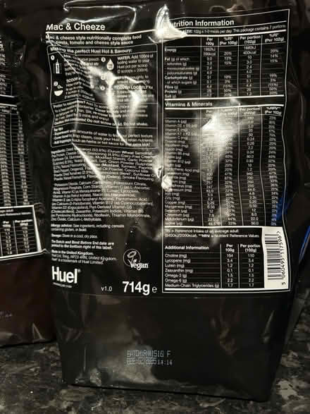 Photo of free Huel Meals 2 Bags = 14 Meals (Llangefni) #2