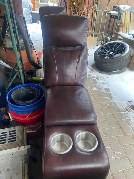 Photo of free Pieces of leather sectional couch (Streetsville) #1