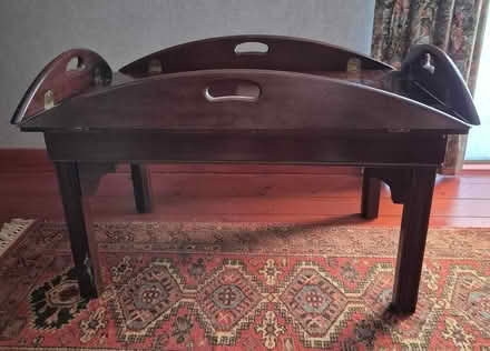 Photo of free Wooden butler table (Fleetville AL1) #1