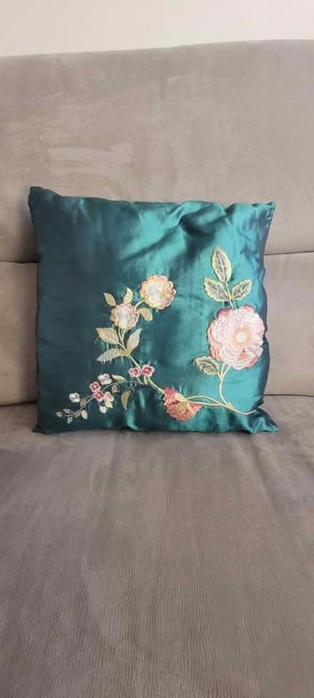 Photo of free Embroidered cushion (Horsforth LS18) #1