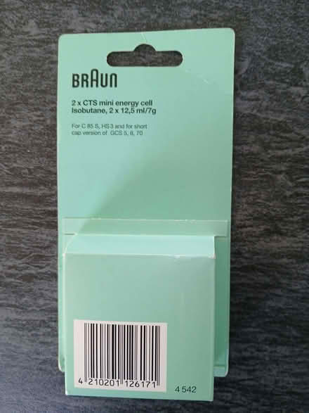 Photo of free Braun mini energy cell for cordless hair styler (High Green S35) #1